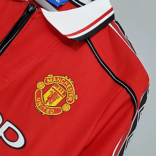 Retro Manchester United 1998-1999 home Long Sleeve - Image 7