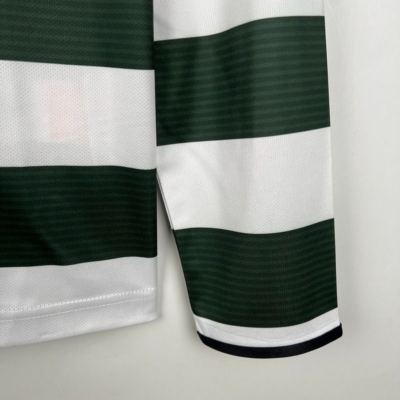 Retro Sporting Lisbon 2001-2003 home Long Sleeve - Image 10