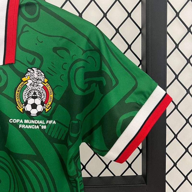 Retro Kid Size Mexico national 1998 home game - Image 7