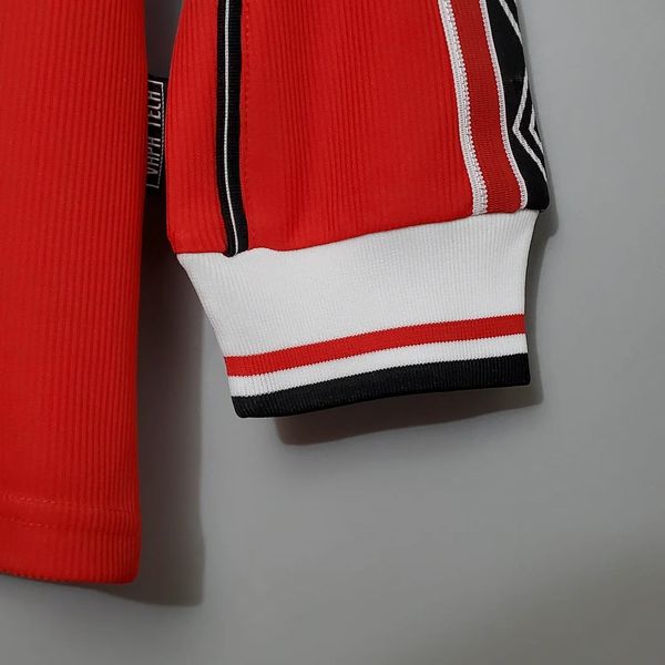 Retro Manchester United 1998-1999 home Long Sleeve - Image 8