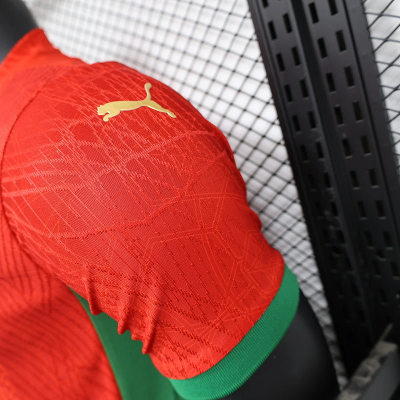 2025/26 Morocco Player Edition red home jersey 1:1 Thai Quality - Image 6