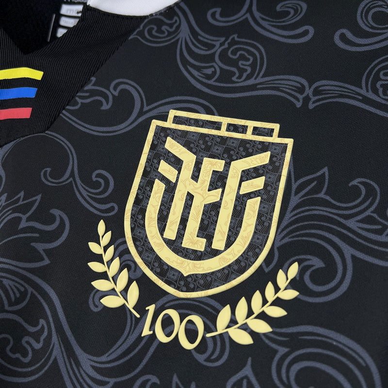2026 World Cup Ecuador Goalkeeper Black Soccer Jersey 1:1 Thai Quality - Image 11