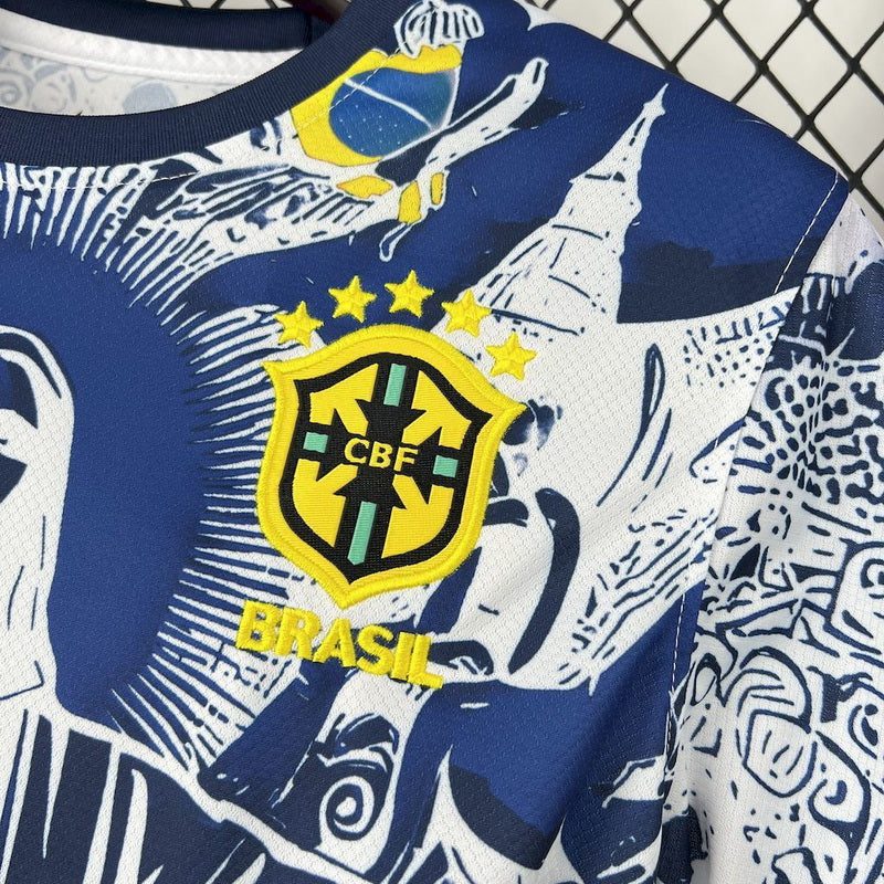 Brazil 2025/26 Blue and white Jersey 1:1 Thai Quality - Image 7