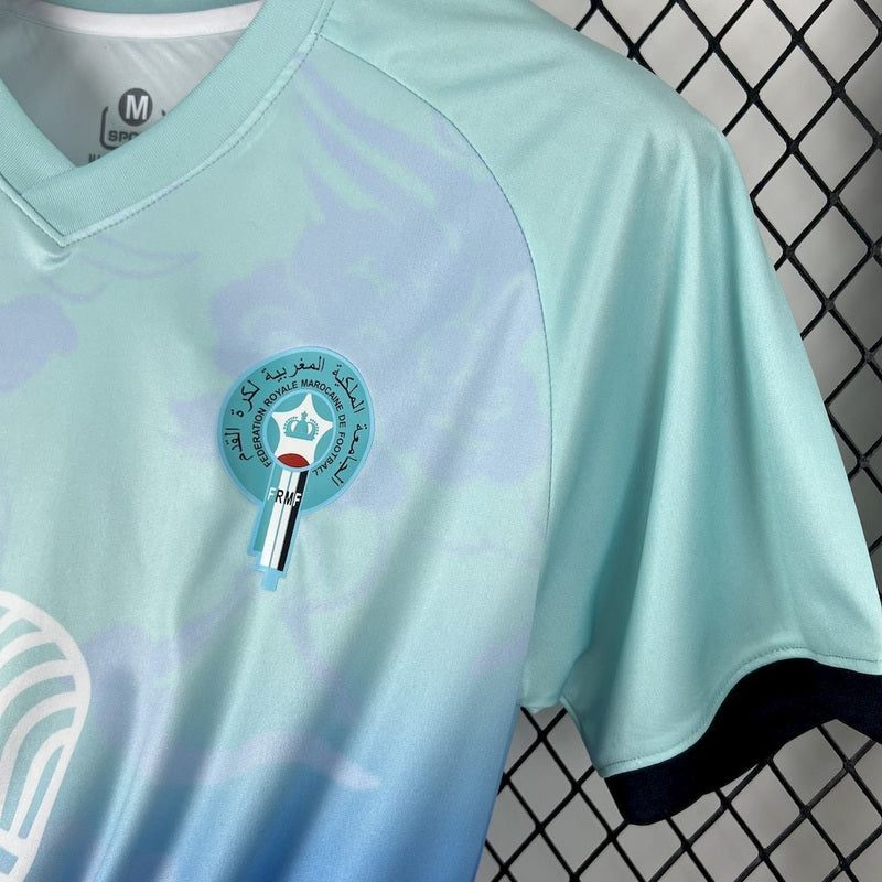 Morocco 2025/26 Ocean and sky version Jersey 1:1 Thai Quality - Image 7