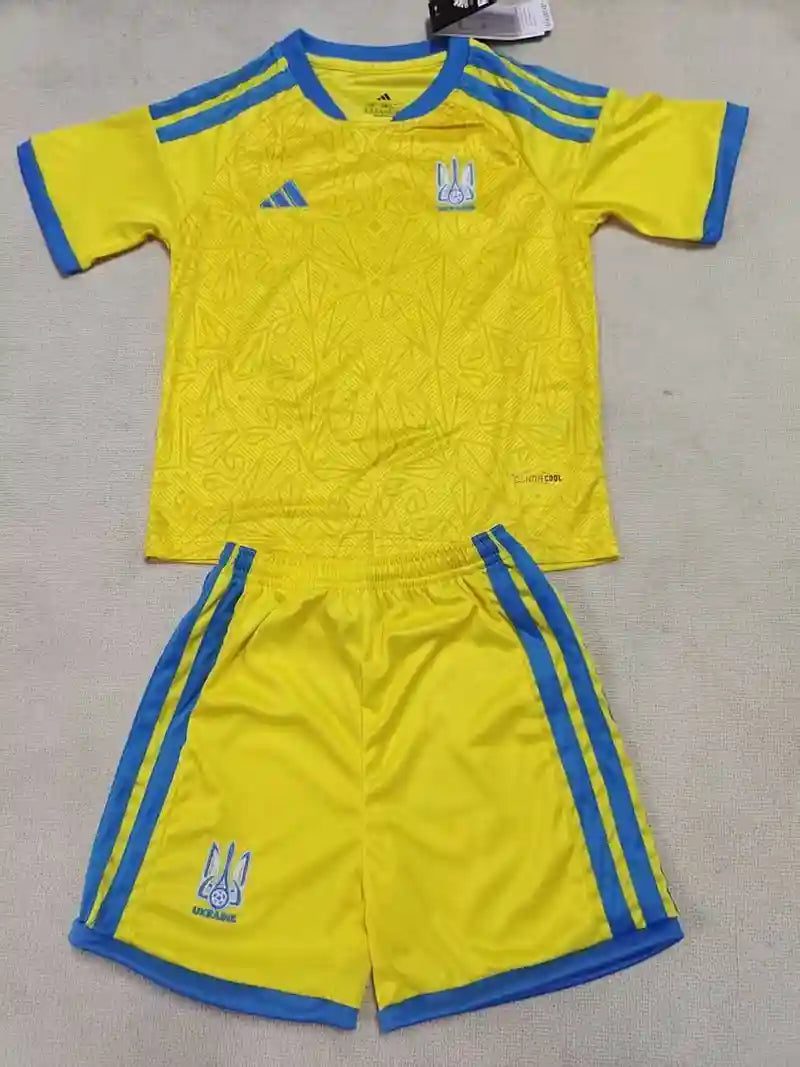 2026 Kids Ukraine Soccer Jersey Home 1:1 Thai Quality