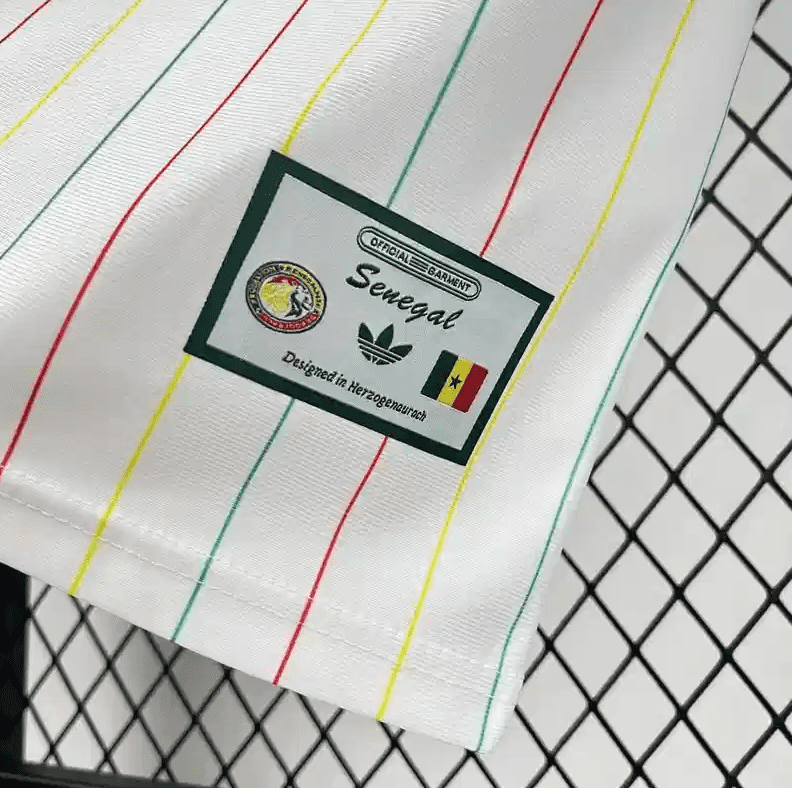 2026 World Cup Senegal Casual Retro White Soccer Jersey - Image 7