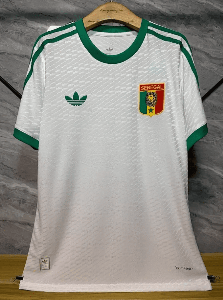 2026 World Cup Senegal Retro White Soccer Jersey