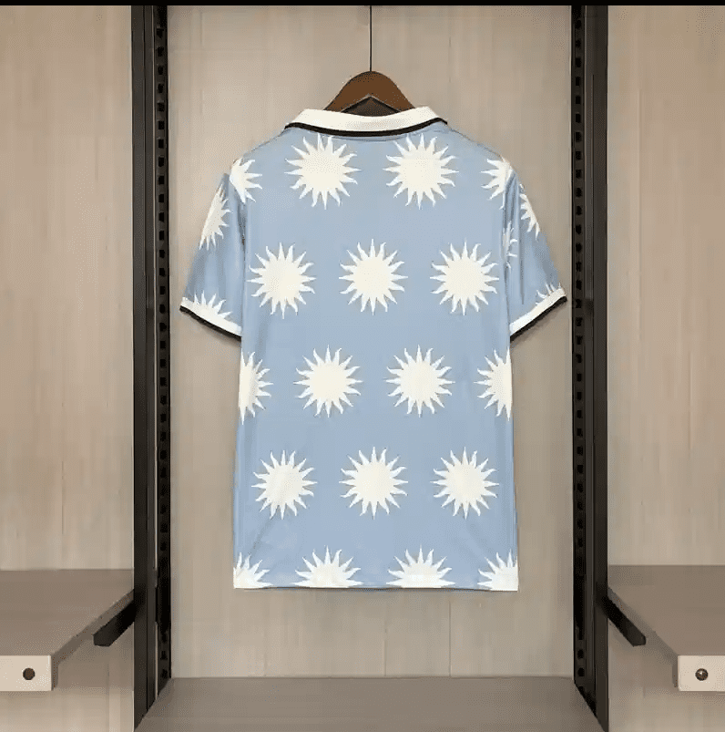2026 World Cup Uruguay Special Version Blue Polo Shirt Soccer Jersey - Image 9