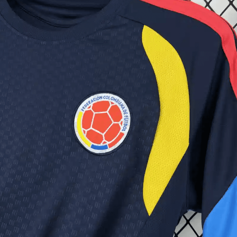 2026 World Cup Colombia Pre-Match Blue Soccer Jersey - Image 7